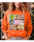 Christmas Movie Characters Unisex Fleece Graphic Sweatshirt