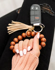 Wooden Key Ring Bracelets - Online Only