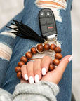 Wooden Key Ring Bracelets - My Pampered Life Seattle