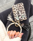 Pearl Key Ring Wallet Bracelet - Online Only