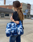 Julia Rose Gorgeous Neoprene Bag - Blue Tie Dye