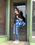 Julia Rose Gorgeous Neoprene Bag - Blue Tie Dye