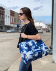 Julia Rose Gorgeous Neoprene Bag - Blue Tie Dye