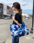 Julia Rose Gorgeous Neoprene Bag - Blue Tie Dye