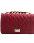 PU Leather Quilted Fashion Bag