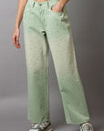 POL Embellishments Gradient Wide Leg Pants