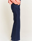 Jade by Jane High Waisted Button Wide Leg Jeans PLUS