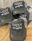 Happy Mama Embroidered Hat