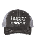 Happy Mama Embroidered Hat