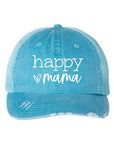 Happy Mama Embroidered Hat