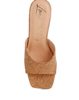 Shiloy Cork Wedge Sandals