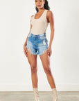 Vibrant M.i.U Denim Short