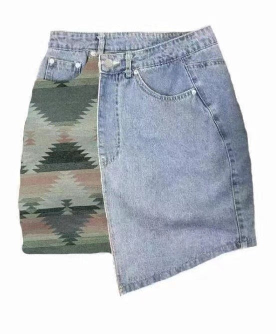 Miss Sparkling | Denim Skirt