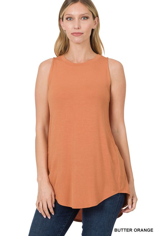 Zenana Luxe Rayon Tank - Online Only