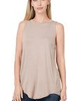 Zenana Luxe Rayon Tank - Online Only