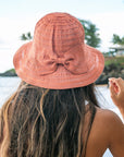 Bow Accent Bucket Sunhat