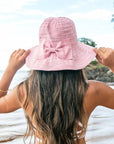 Bow Accent Bucket Sunhat