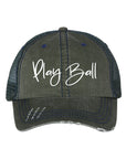 Play Ball Embroidered Trucker Hat