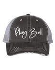 Play Ball Embroidered Trucker Hat