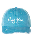 Play Ball Embroidered Trucker Hat