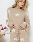 Blue B Soft Long Sleeve Star Print Top and Short Set