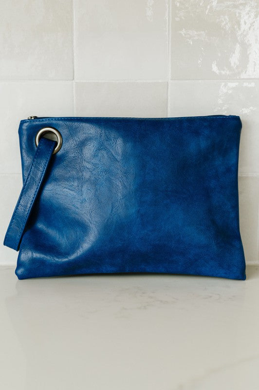 Alexa Oversized Clutch with Wristlet