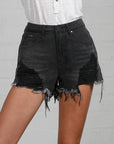 Denim Lab USA High Rise Black Shorts