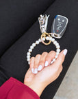 Classic Pearl Key Ring Bracelet