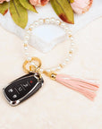 Classic Pearl Key Ring Bracelet