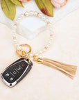 Classic Pearl Key Ring Bracelet