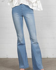 Insane Gene Mid-Rise Banded Wider Flare Jeans