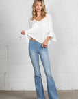 Insane Gene Mid-Rise Banded Wider Flare Jeans