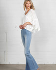 Insane Gene Mid-Rise Banded Wider Flare Jeans