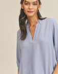 Lush Clothing V Neck Top