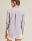 Lush Clothing V Neck Top