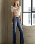 Insane Gene Mid-Rise Double Unhem Premium Flare Jeans