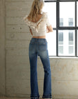 Insane Gene Mid-Rise Double Unhem Premium Flare Jeans