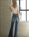 Insane Gene Mid-Rise Double Unhem Premium Flare Jeans