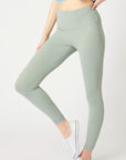 Love Tree Knit Solid Long Leggings