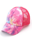 CC Tie Dye Mesh Pony Cap