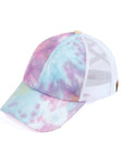 CC Tie Dye Mesh Pony Cap