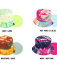 C.C Tie Dye Accent Bucket Hat