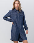 Denim Lab USA Tencel Short Jumpsuit