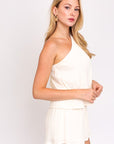 Gilli Sleeveless One Shoulder Romper