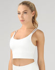 OTOS Active Split Shoulder Strap Crop Top