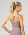 OTOS Active Split Shoulder Strap Crop Top