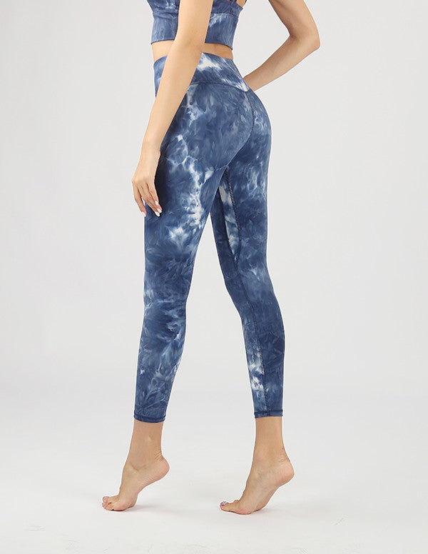 OTOS Active Tie-Dye Seamless High Waisted Leggings