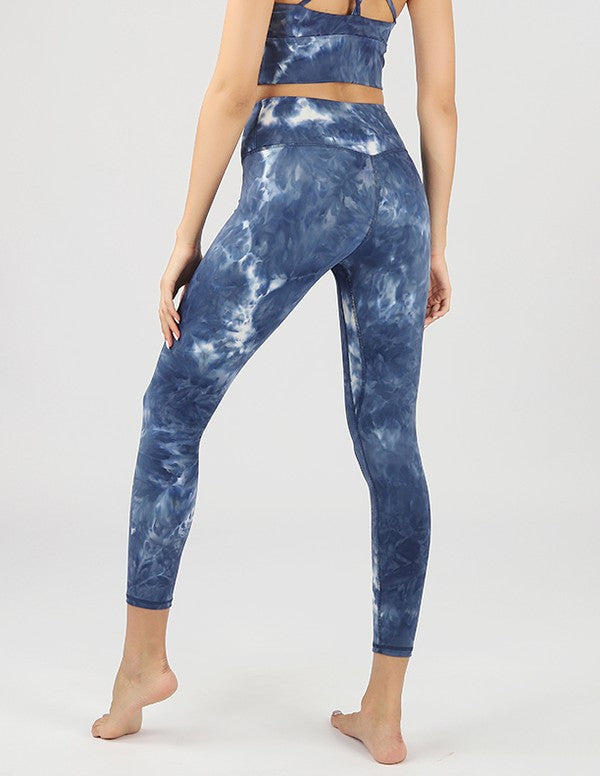 OTOS Active Tie-Dye Seamless High Waisted Leggings