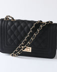 PU Leather Quilted Fashion Bag