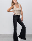 Insane Gene High Rise Black Super Flare Jeans